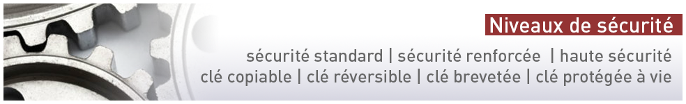 Niveaux de sécurité